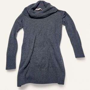LOFT Dark Grey Turtleneck Tunic Sweater – Size‎ XS